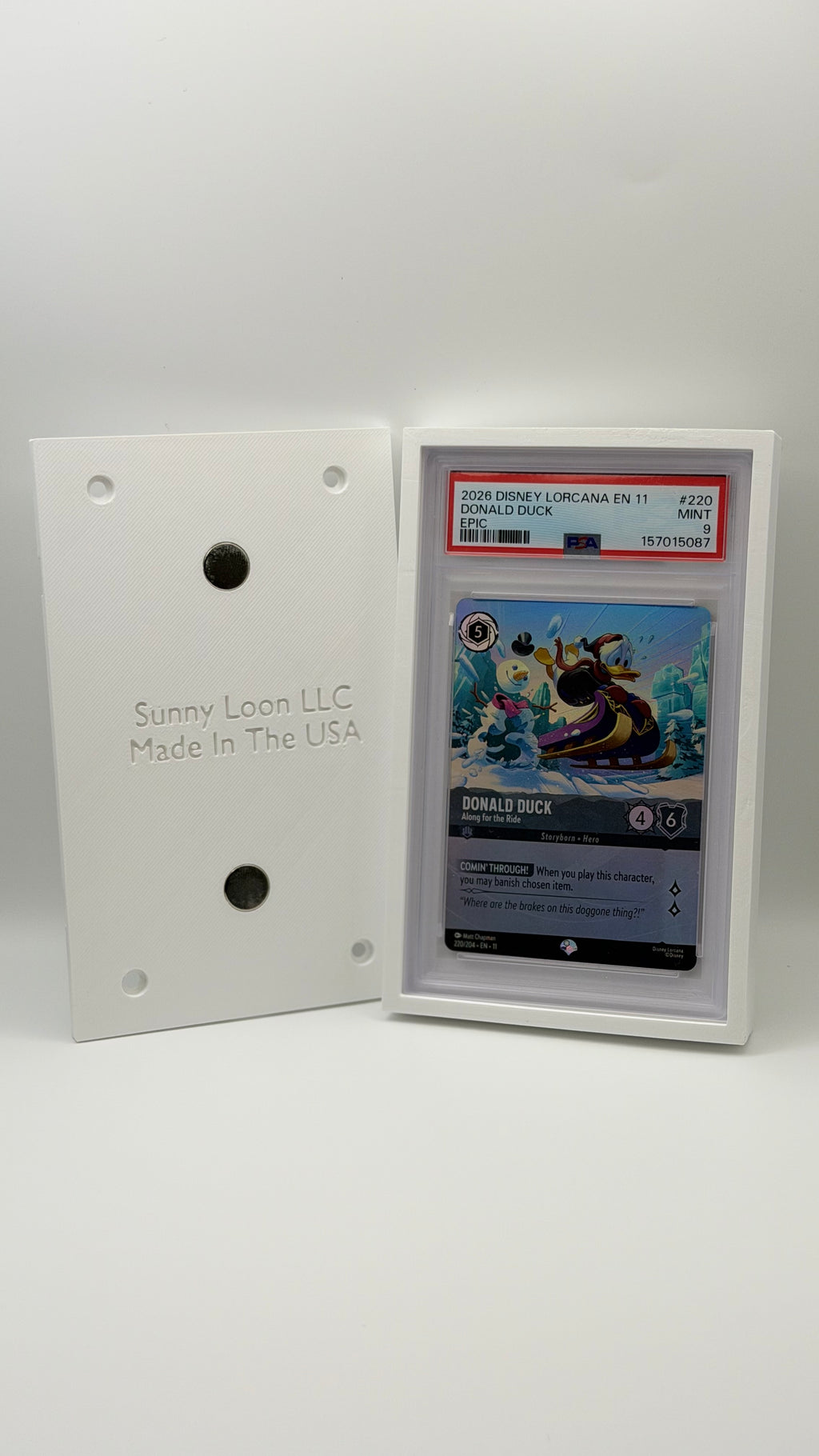 LoonLock Solo - PSA Graded Slab Wall Mount Display
