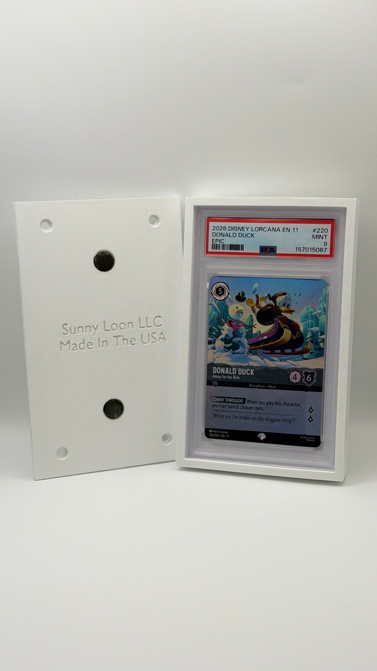 LoonLock Solo - PSA Graded Slab Wall Mount Display