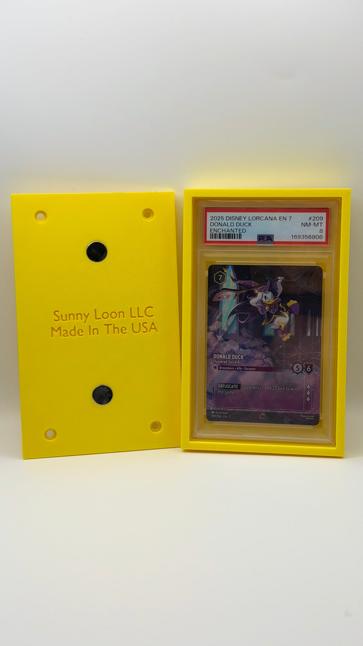 LoonLock Solo - PSA Graded Slab Wall Mount Display